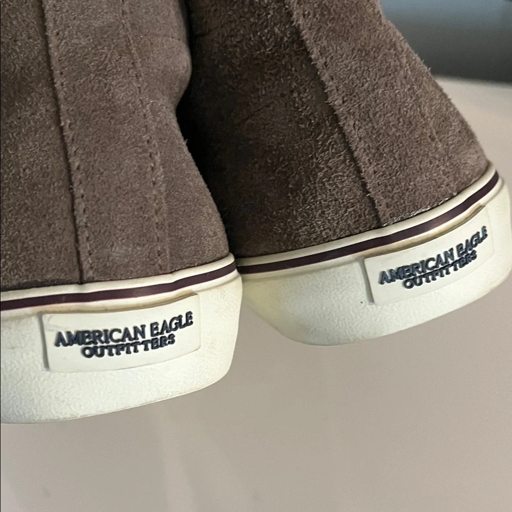 American Eagle Outfitters Suede Tan Chukka‎ Boot Sneakers Lace Up Ankle High